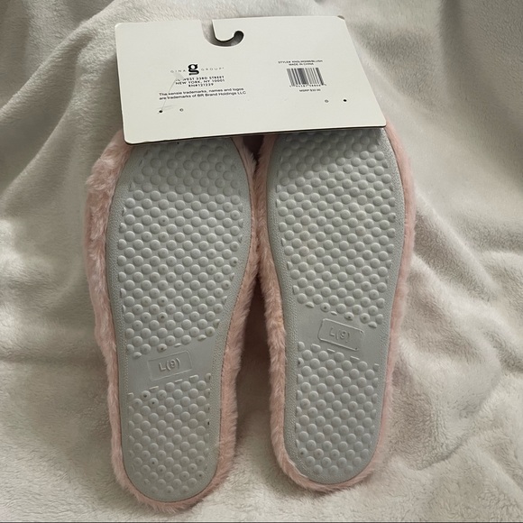 Womens Pink Kensie Slingback Plush Clog Memory Foam Slippers Pick Size 9 - Picture 3 of 10